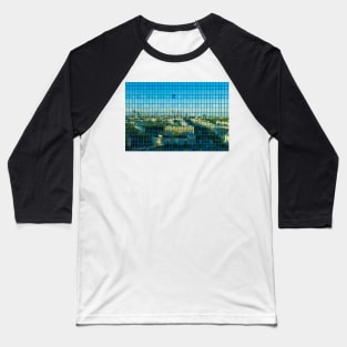 City center reflecting in office building Baseball T-Shirt